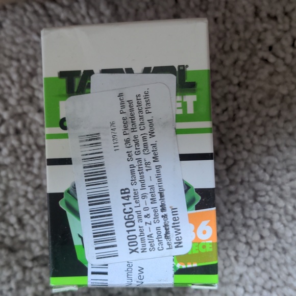 Number and letter stamp set- tarvol - Picture 2 of 2